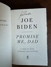 JOE BIDEN Signed 1st Edition Hardcover 