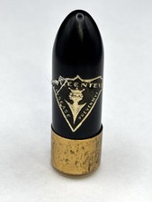 Vintage Bullet Shaped QUEENTEX Condom Container Plastic Prophylactic Holder picture