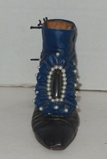 1999 JUST THE RIGHT SHOE #25089 MINIATURE VICTORIAN ANKLE BOOT picture