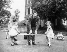 Ex-King Michael Of Romania In The Garden Of His Home 1953 Old Photo picture