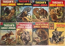 Tarzan's Jungle Annual Lot ☆8 #1-7* FN VG Dell 1952-1957 Edgar Rice Burroughs picture