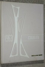 1963 Clyde High School Yearbook Annual Clyde Ohio OH - Courier 63 picture