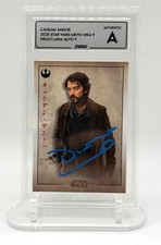 2025 Topps Star Wars Meiyo Cassian Andor RA-9 signed by Diego Luna SWAU Slab picture