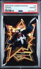 2025 KAKAWOW COSMOS MARVEL VENOM DIE-CUT #30 PSA 10 SPIDER-MAN picture