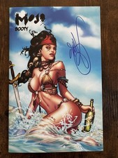 ROTHIC COMICS - MOJO BOOTY #1 SIGNED BY EBAS W/COA VERY LOW PRINT COUNT 50 ONLY picture