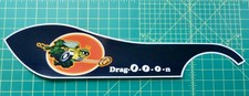 1960s 1970s Otasco Flying O Drag-o-o-o-n muscle bicycle chainguard decal black picture