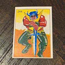 1980 Venezuelan Marvel (MCU) Wolverine #244 Sticker Non-Sport Trading Card Paper picture