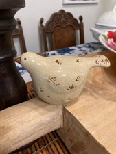 Vintage Nellie Bird Set With Crackle Glaze picture