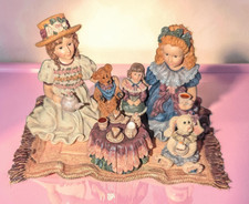 Boyd's Yesterday’s Child Dollstone Collection Tea for Four # 3507 w/ Box picture