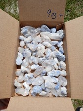 Lot of Small Rough Beautiful Blue Dumortierite In Quartz 9 Ounces A7 picture