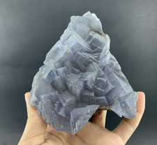 910g Rare Natural Deep Violet Zoned Fluorite Crystal Mineral Specimen. picture