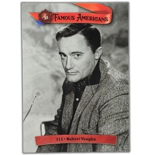 Robert Vaughn 2021 Historic Autographs Famous Americans #313 Red SSP picture