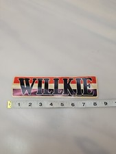 1940 Willkie Sticker Republican Presidential Candidate RARE  picture