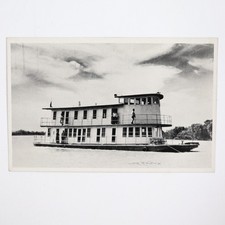 Vintage RPPC Postcard Mississippi River Boat Rob Roy Ferry Nautical Unposted picture