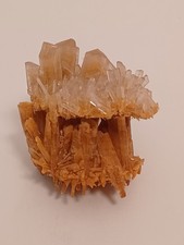 (3) Orange GYPSUM SELENITE Crystal Clusters picture