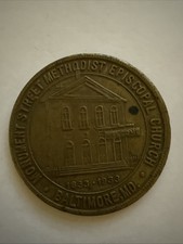 Monument Street Methodist Episcopal Church 100 Yr Anniversary Coin picture