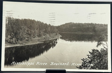 RPPC Mississippi River Scenic View Brainerd MN c.1930s Postmarked 1936 picture