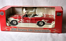 Crown Premium 1:24 HEATCRAFT 1967 Pontiac GTO Convertible Red w/ Flames NIB picture