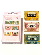 Disney Princess Cassette Lounge Fly Hot Topic Mystery pin. New/box. You Choose. picture