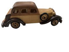 Collectible Wooden Handcrafted Car  picture