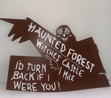 Wizard Of OZ Haunted Forest 3D Logo Sign Shelf Display Gift Wicked LARGE 24 INCH picture