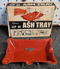 Vintage Clip On Metal Ashtray By Coghlan's 1950s NEW IN BOX Never Used picture