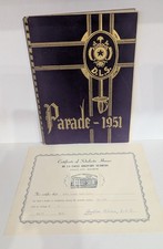 Vtg 1951 DLS Parade Yearbook De La Salle Military Academy Kansas City Missouri  picture