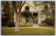 Oak Knoll Home of Poet Whittier Danvers Massachusetts Postcard 1912 picture
