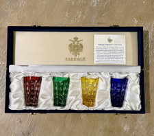 Fabergé Imperial Collection Crystal Shot Glasses - Set of four (4) picture
