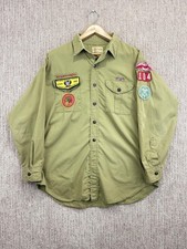 Vintage BSA Transatlantic Council Germany Scout Shirt Sanforized Troop 104 1970s picture