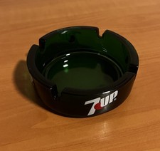 Vintage 7-Up Ashtray Glass Green picture