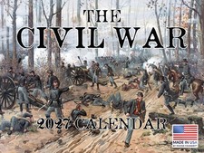 Civil War Calendar 2027 Monthly Wall Calender 12 Month 12x18 picture