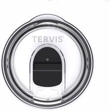 Tervis Slider Lid Made in USA Double Walled Fits 30oz Stainless Steel, Clear picture