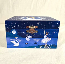 Jewelkeeper Swan Lake Ballerina Musical Jewelry Box Blue Jade Orlando 2020 picture
