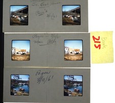 3x Stereo realist slides - Boats 1961 Kodachrome picture