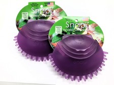 Snapi The Single Handed Salad Server, Grape, Rubber, Pack of 2 picture