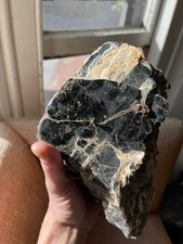 Massive Biotite Mica Book Crystal Pegmatite, Almandine Garnet Maine Locality 5lb picture