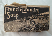 Antique 1890's FRENCH LAUNDRY SOAP Bar Kendall Mfg Est. 1827 Providence RI picture