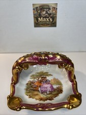 Vintage Jammet Seignolles Limoges France Courting Ashtray-Souvenir de Lourdes picture