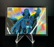 2022 Topps Chrome Star Wars Galaxy  Darth Vader Redemption Vintage /75 Prism #P1 picture