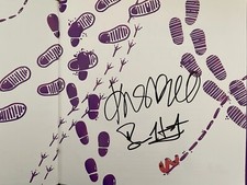 Kristen Bell signed The World Needs More Purple People hardcover children's book picture