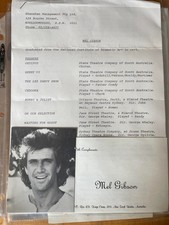 Mel Gibson Photo + Actor's Resume' picture