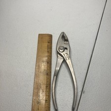 Vintage Utica 7-6 slip-joint pliers, USA, very good condition-ST picture