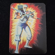 NM 1986 G.I. JOE MILTON BRADLEY ACTION HASBRO CARD 103 STORM SHADOW picture