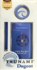 TSUNAMI PREMIUM MAGNETIC DUGOUT GRINDER *USA* Blue picture