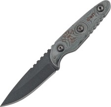 TOPS Knives UTE-Utility Tool Edged Fixed Blade Black Micarta Handle Knife UTE02 picture