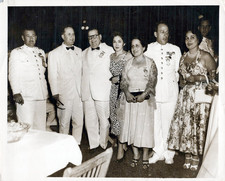 CUBA CUBAN MARINES COLONEL BATISTA OFFICERS RESTAURANT 1950s ORIG PHOTO MA35 picture