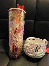 Starbucks 2024 Lunar New Year Dragon Tumbler & Iridescent Mug Set picture