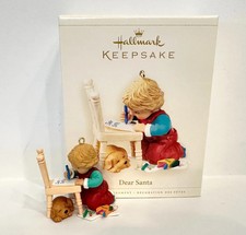 NEW IN BOX 2006 HALLMARK KEEPSAKE DEAR SANTA CHRISTMAS LIST ORNAMENT -eb-4-3-12 picture