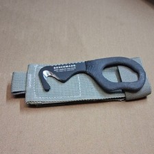 Benchmade Rescue Hook Cutter w/ Gray Nylon Sheath Pouch, Belt Loop Ambi picture